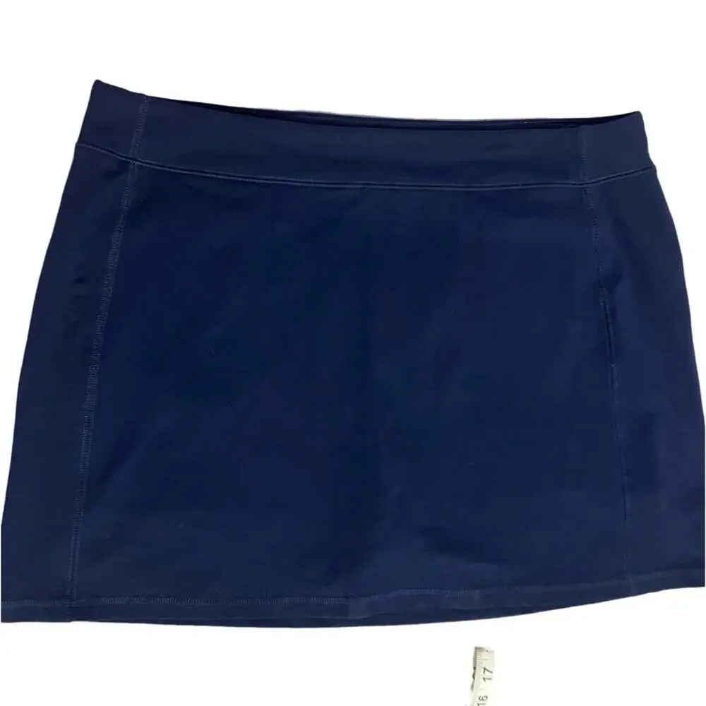 Lands' End Navy Skort Size XL